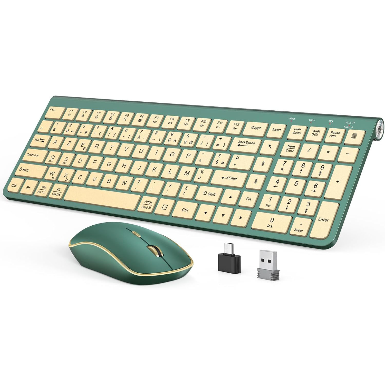 Gaming Keyboard Ergonomics - Ergonomic wireless keyboard and mouse, ultra-thin