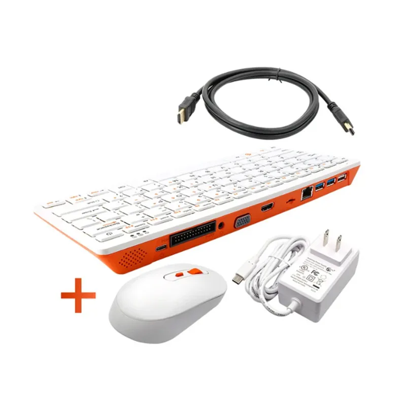 Gaming Keyboard And Mouse Wireless - Orange Pi 800+5V4A Type-C Power Supply+Wireless