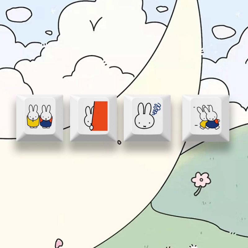 New Miffy rabbit cartoon cute  – Gaming Keyboard Mechanical Bewertung und Preis
