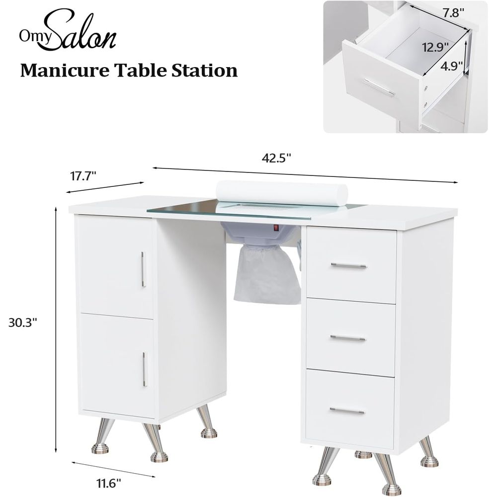 Manicure Table Nail Desk for N – Wrist Rest Wood Bewertung und Preis