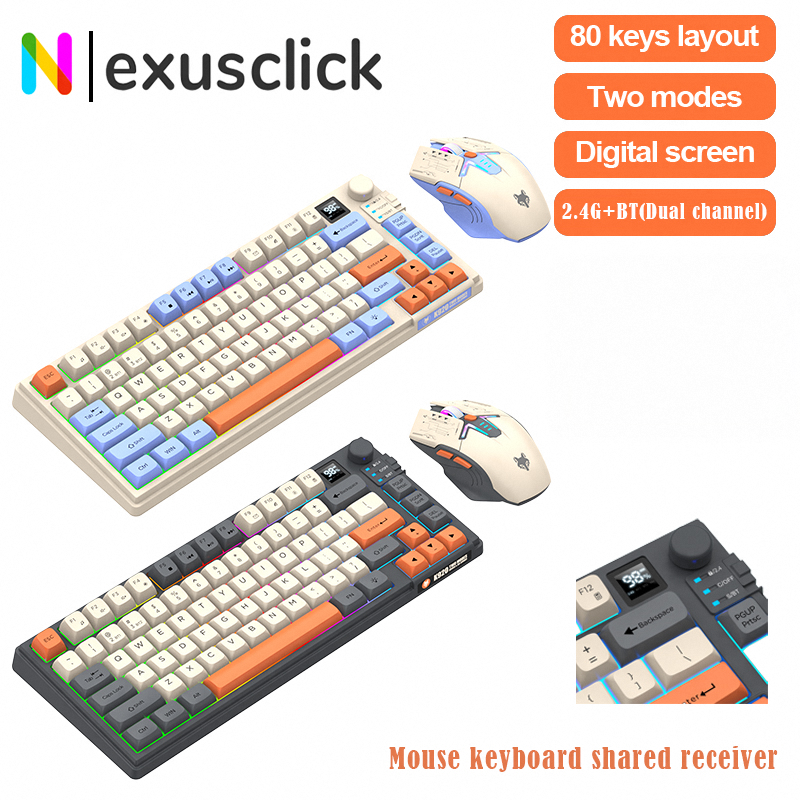 New Dual-Mode 80 Keys Wireless – Gaming Keyboard Ergonomics Bewertung und Preis