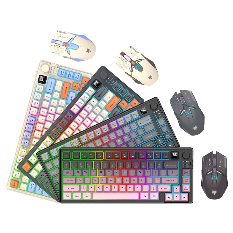 New Dual-Mode 80 Keys Wireless – Gaming Keyboard Ergonomics Bewertung und Preis