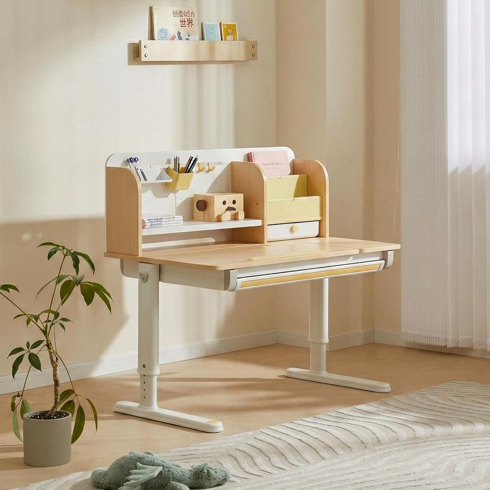 Adjustable Wooden Kids Desk wi – Wrist Rest Wood Bewertung und Preis