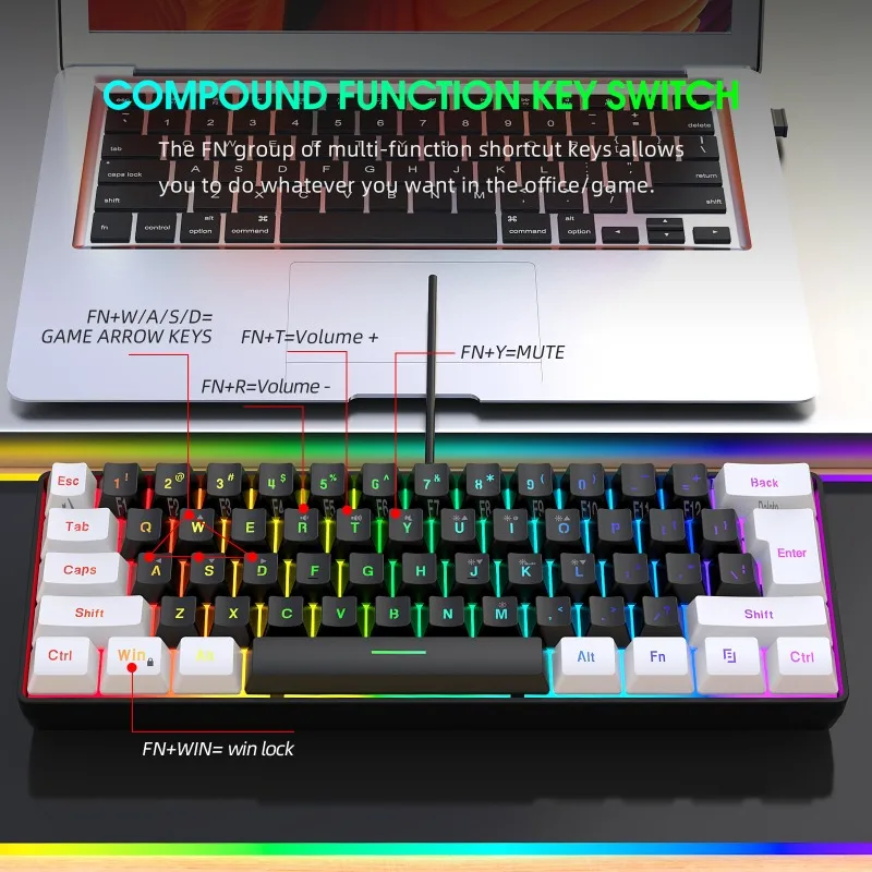 Keyboard and mouse 60% compute – Gaming Keyboard Ergonomics Bewertung und Preis