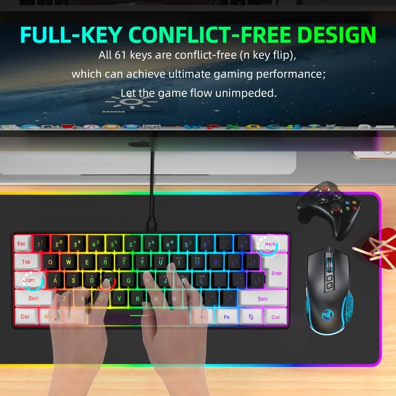 Keyboard and mouse 60% compute – Gaming Keyboard Ergonomics Bewertung und Preis