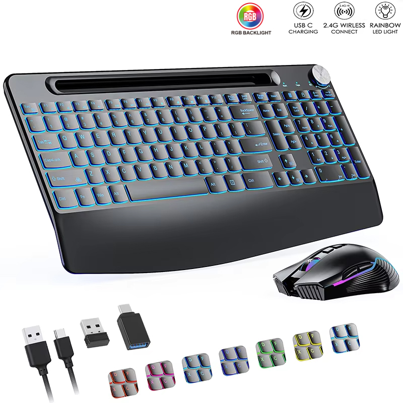 2.4G&Type-C Wireless Keyboard  – Gaming Keyboard Mouse Combo Bewertung und Preis