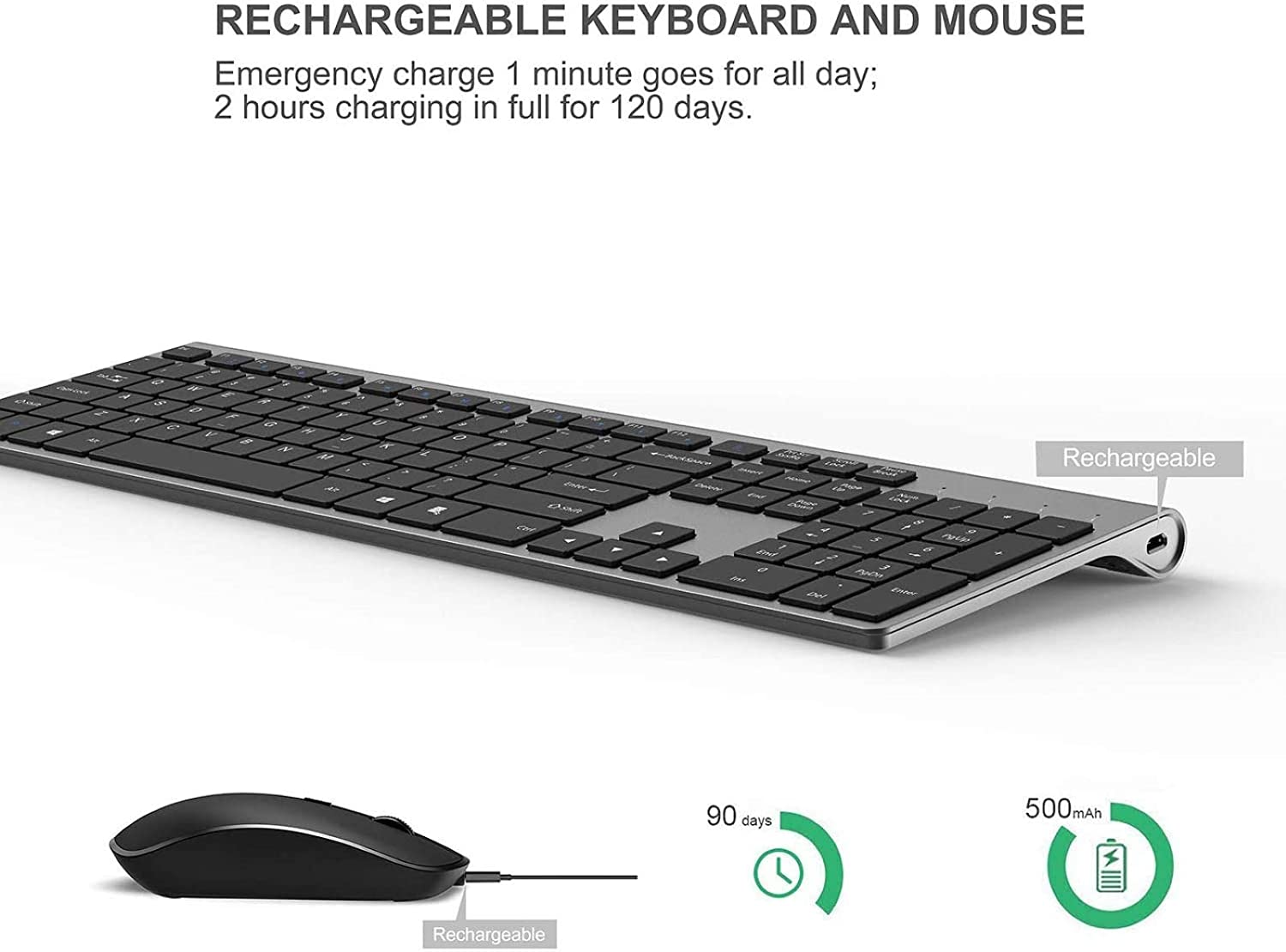 Rechargeable Wireless Keyboard – Gaming Keyboard Ergonomics Bewertung und Preis