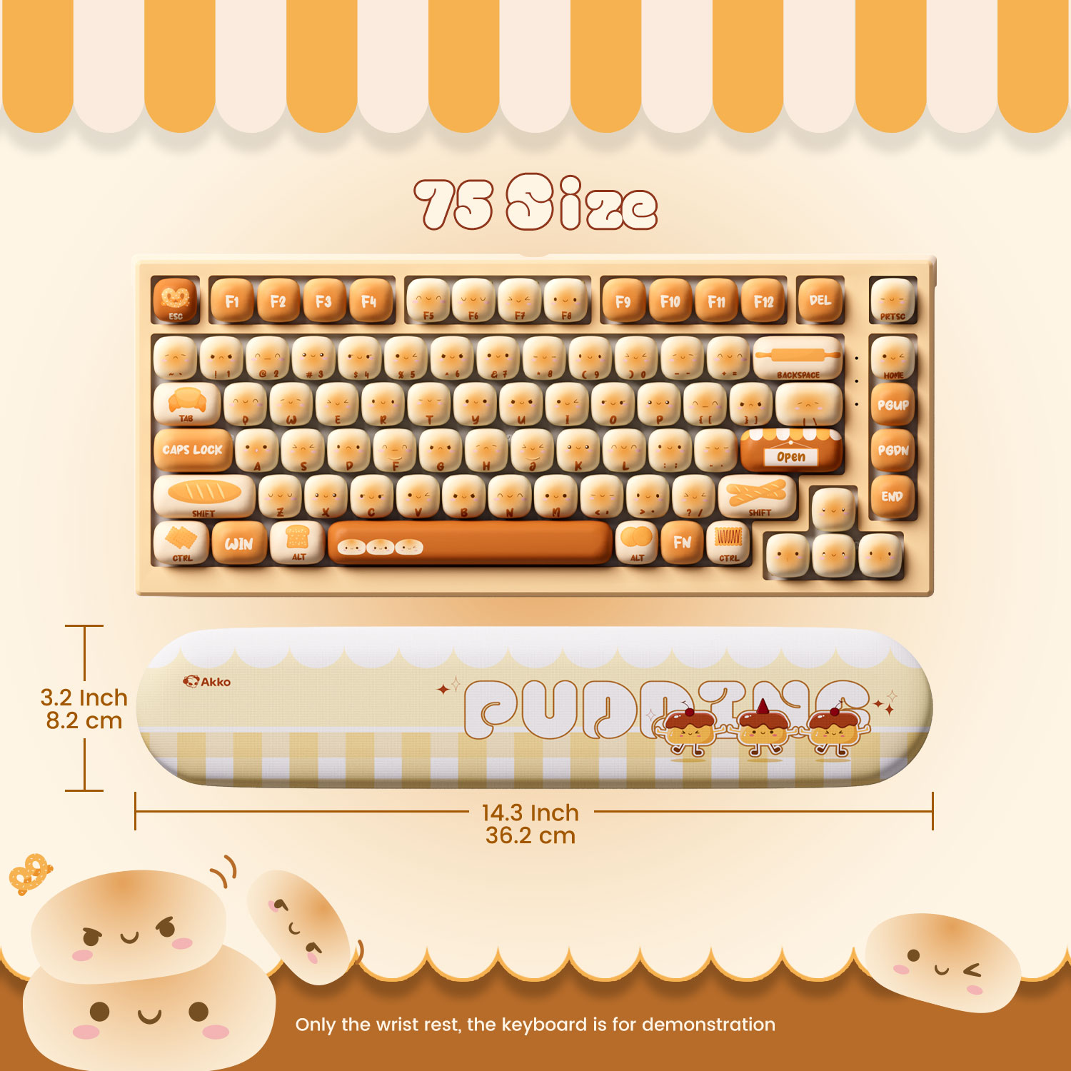 Akko Pudding Buns Keyboard Wri – Gaming Keyboard Ergonomics Bewertung und Preis