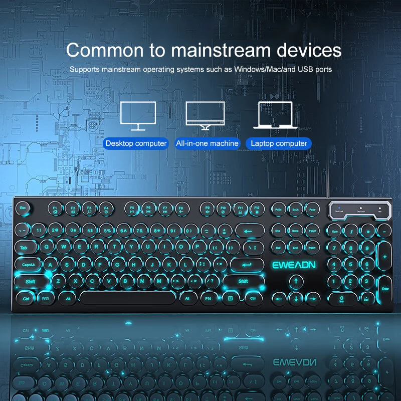 Retro Punk Mechanical Feel Key – Gaming Keyboard Mechanical Bewertung und Preis