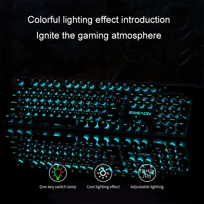 Retro Punk Mechanical Feel Key – Gaming Keyboard Mechanical Bewertung und Preis