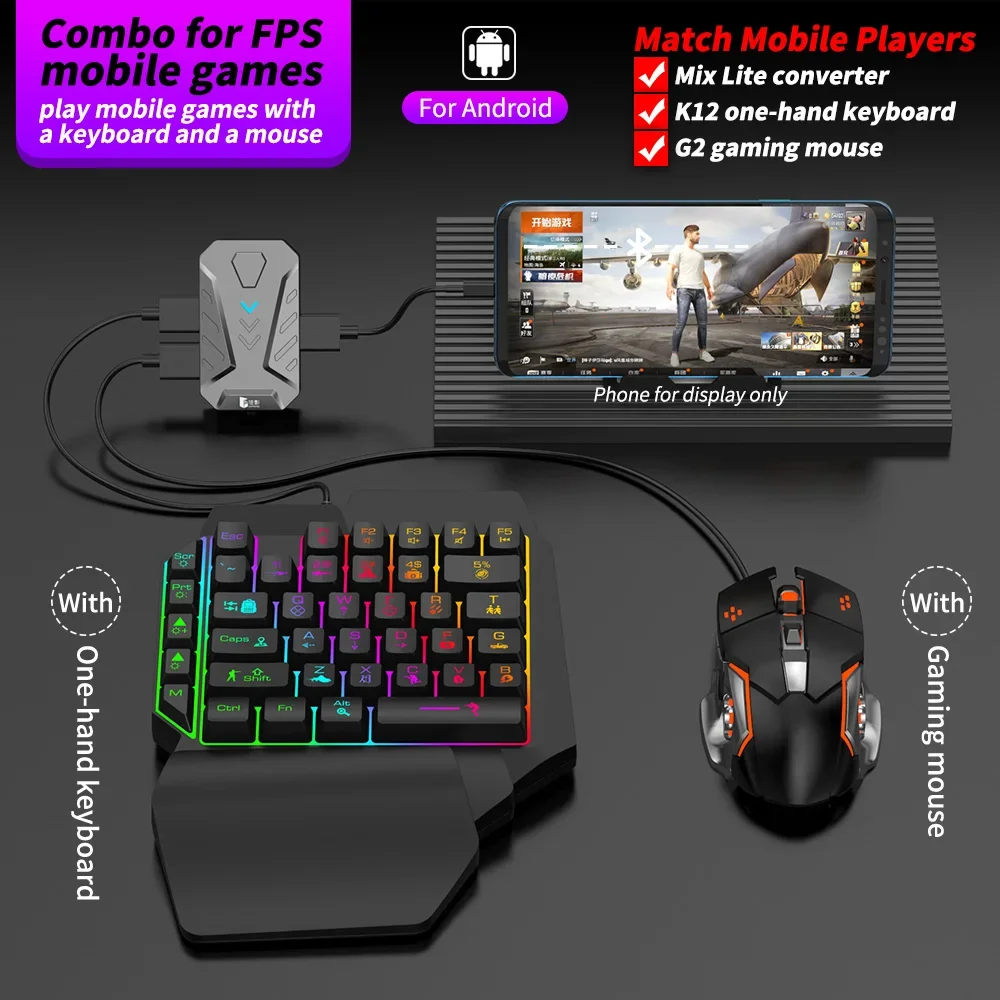 In stock Mixlite Gamepad for M – Gaming Keyboard And Mouse Mobile Bewertung und Preis