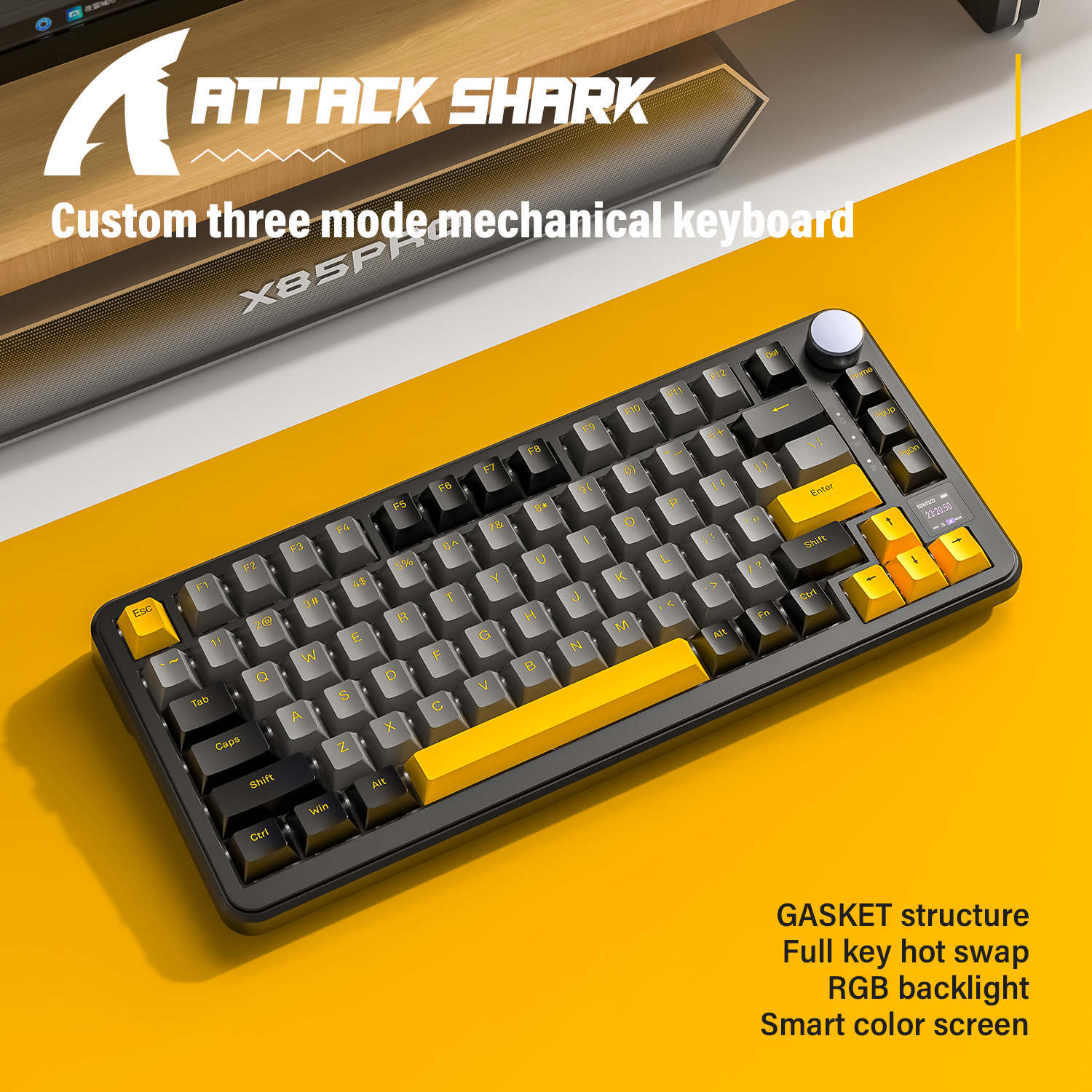 Attack Shark X85 PRO Smart RGB – Gaming Keyboard Mechanical Bewertung und Preis