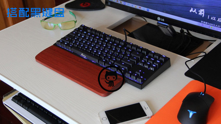 African Padauk Mechanical Keyb – Wrist Rest Wood Bewertung und Preis