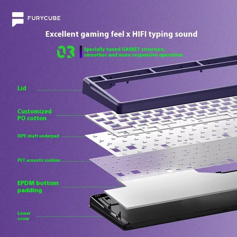 FURYCUBE K99pro Wireless Gamin – Gaming Keyboard Mechanical Bewertung und Preis