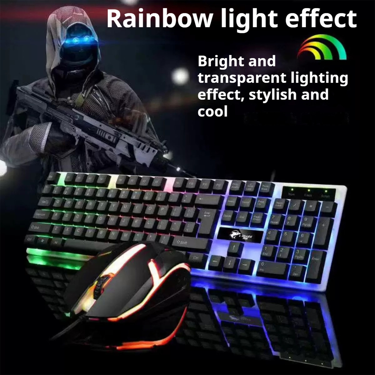 Stylish Backlight Wired Keyboa – Gaming Keyboard Mouse Combo Bewertung und Preis