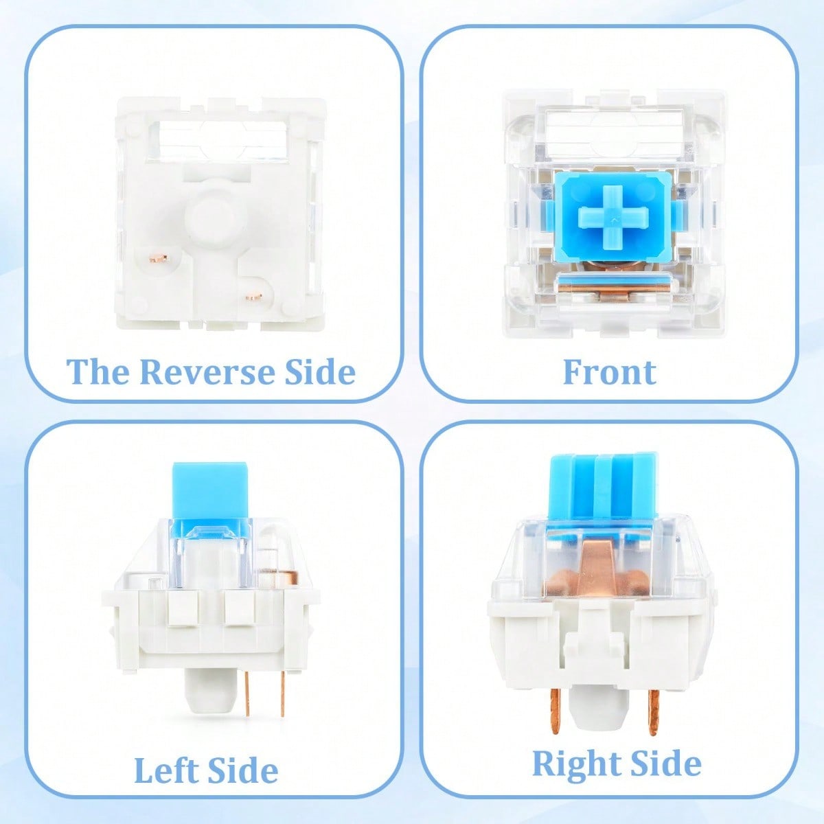 100 Practical Blue Switches, H – Gaming Keyboard Types Bewertung und Preis