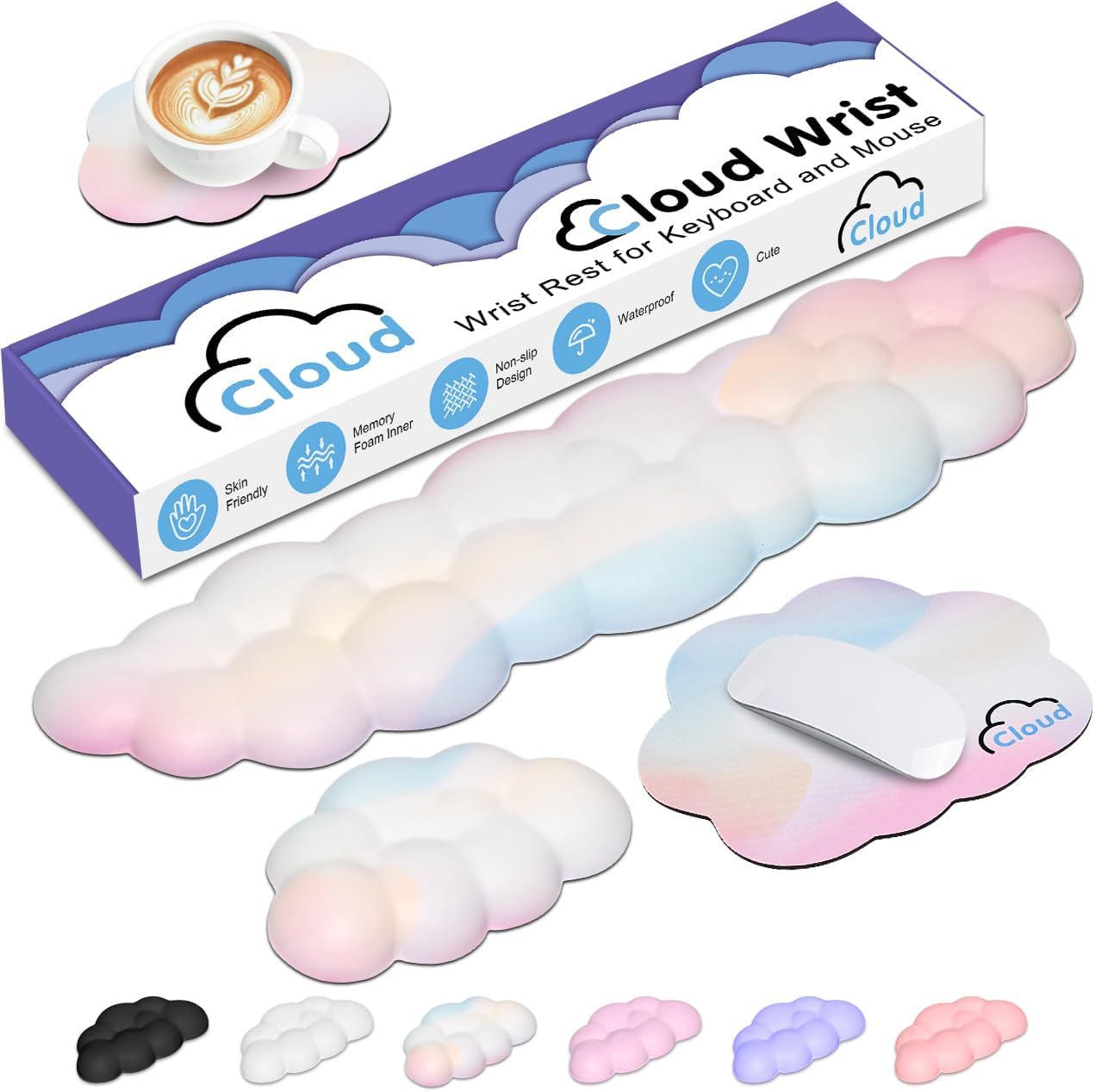 Ergonomic Cloud Wrist Rest wit – Gaming Keyboard Types Bewertung und Preis