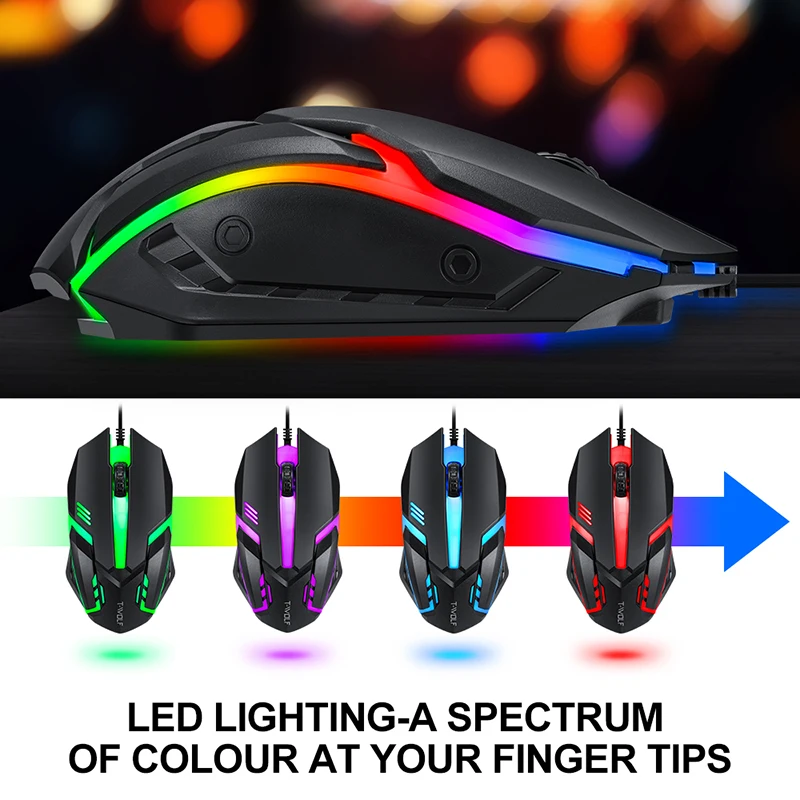 T-WOLF Game Four Piece TF800 I – Gaming Keyboard Mouse Combo Bewertung und Preis