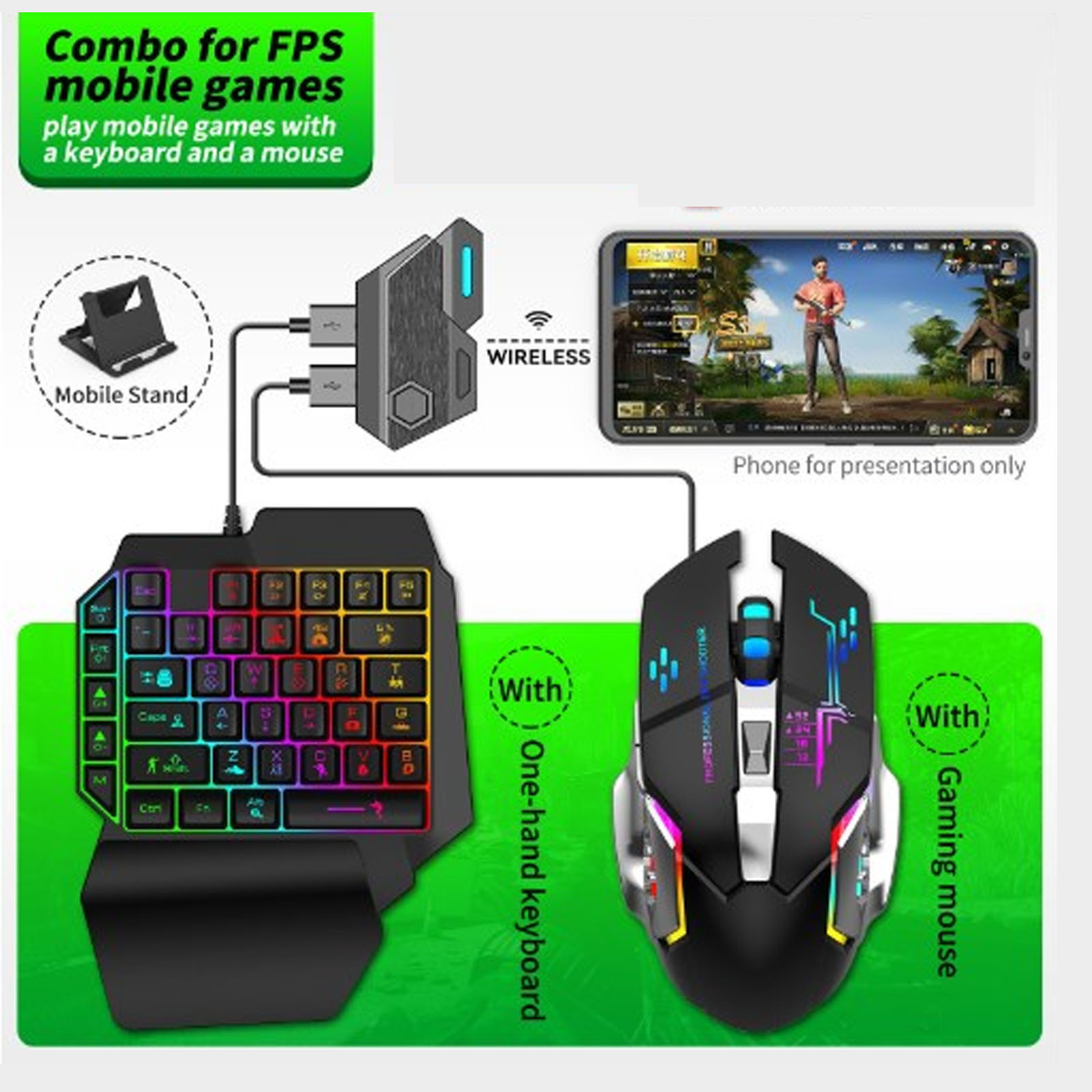 Keyboard Mouse Converter Set R – Gaming Keyboard And Mouse Mobile Bewertung und Preis