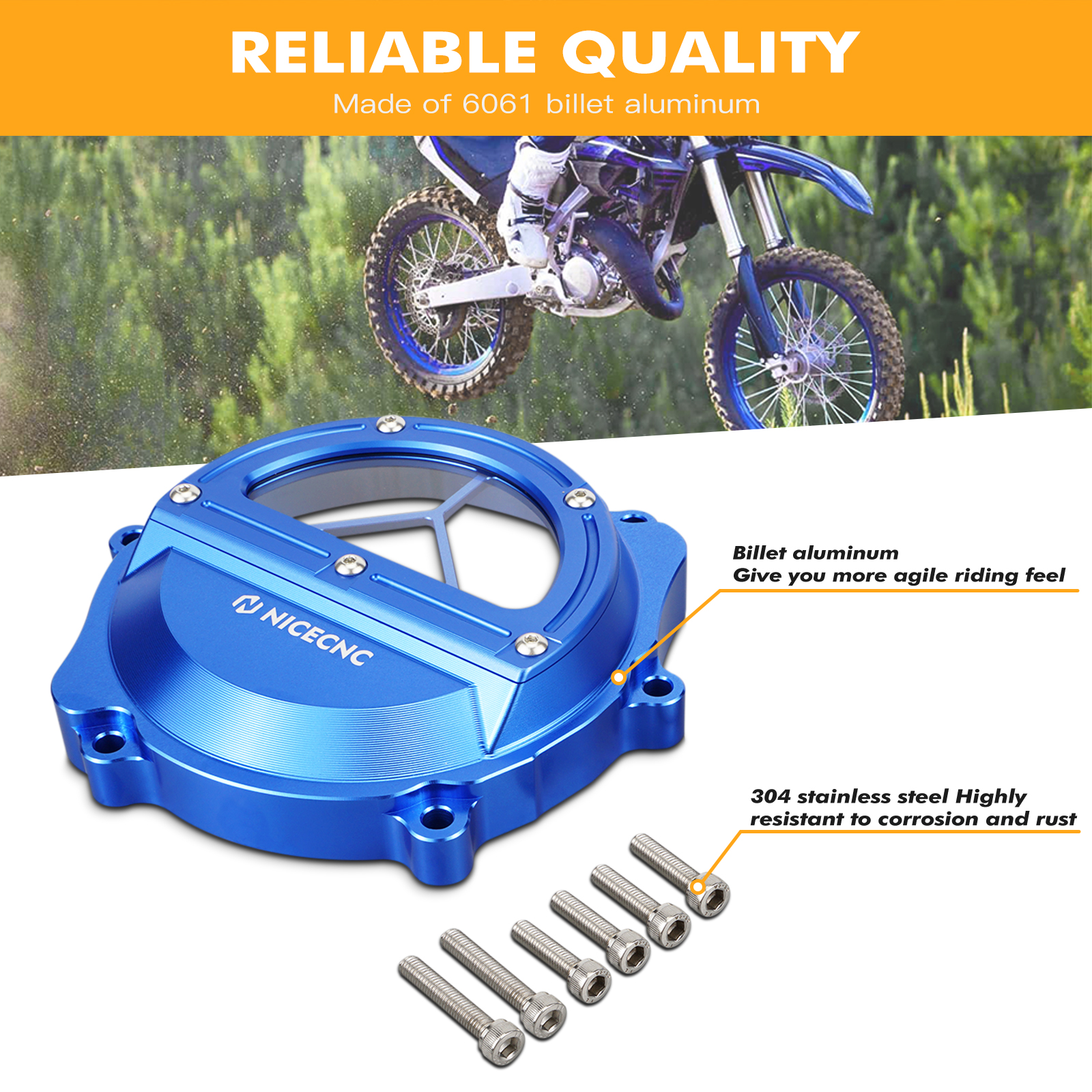 NICECNC For Yamaha YZ85 YZ 85  – Aluminum Case 65 Bewertung und Preis