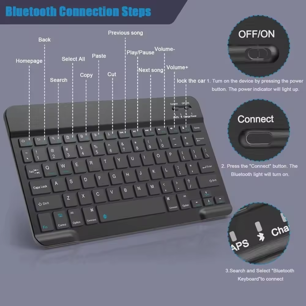Bluetooth Wireless Keyboard Mo – Gaming Keyboard And Mouse Wireless Bewertung und Preis