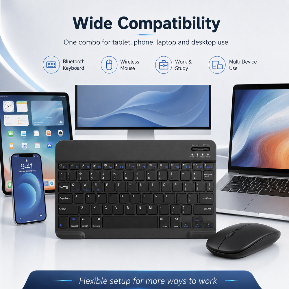 Bluetooth Wireless Keyboard Fo – Gaming Keyboard And Mouse Wireless Bewertung und Preis