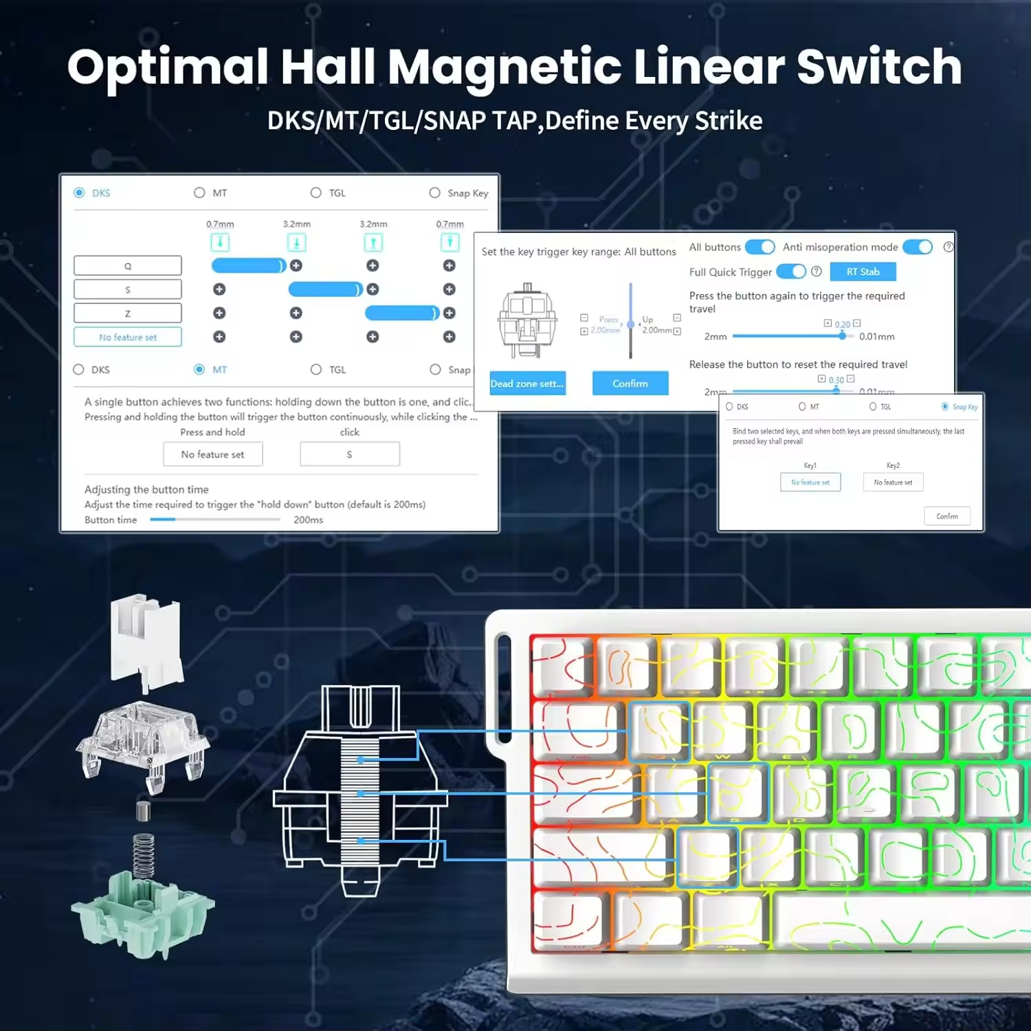 Attack Shark X68 He Wired RGB  – Gaming Keyboard Mechanical Bewertung und Preis