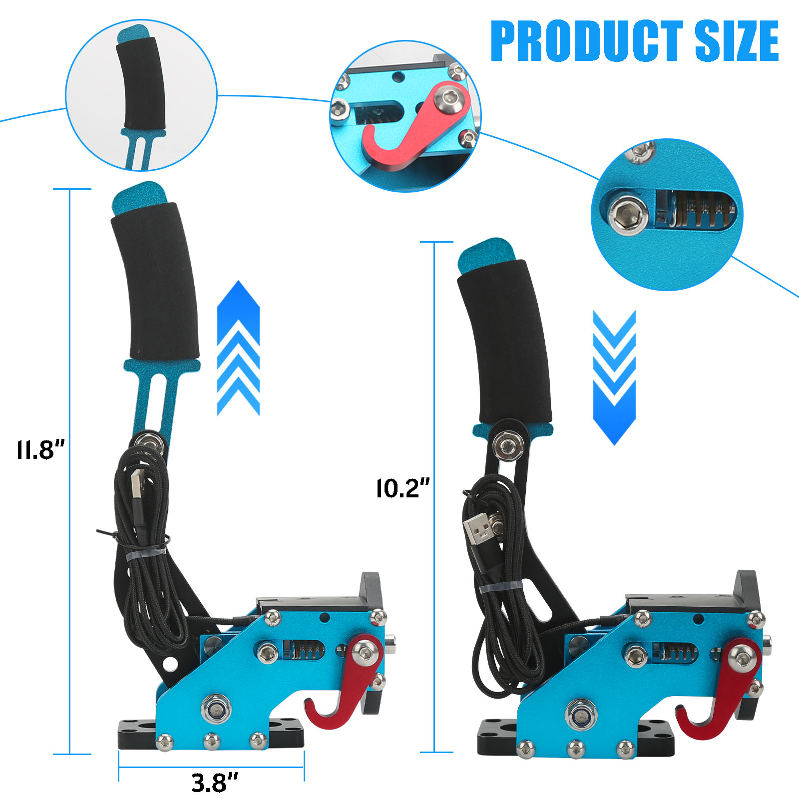 USB Handbrake Kit  with Clamp  – Gaming Keyboard Hall Effect Bewertung und Preis