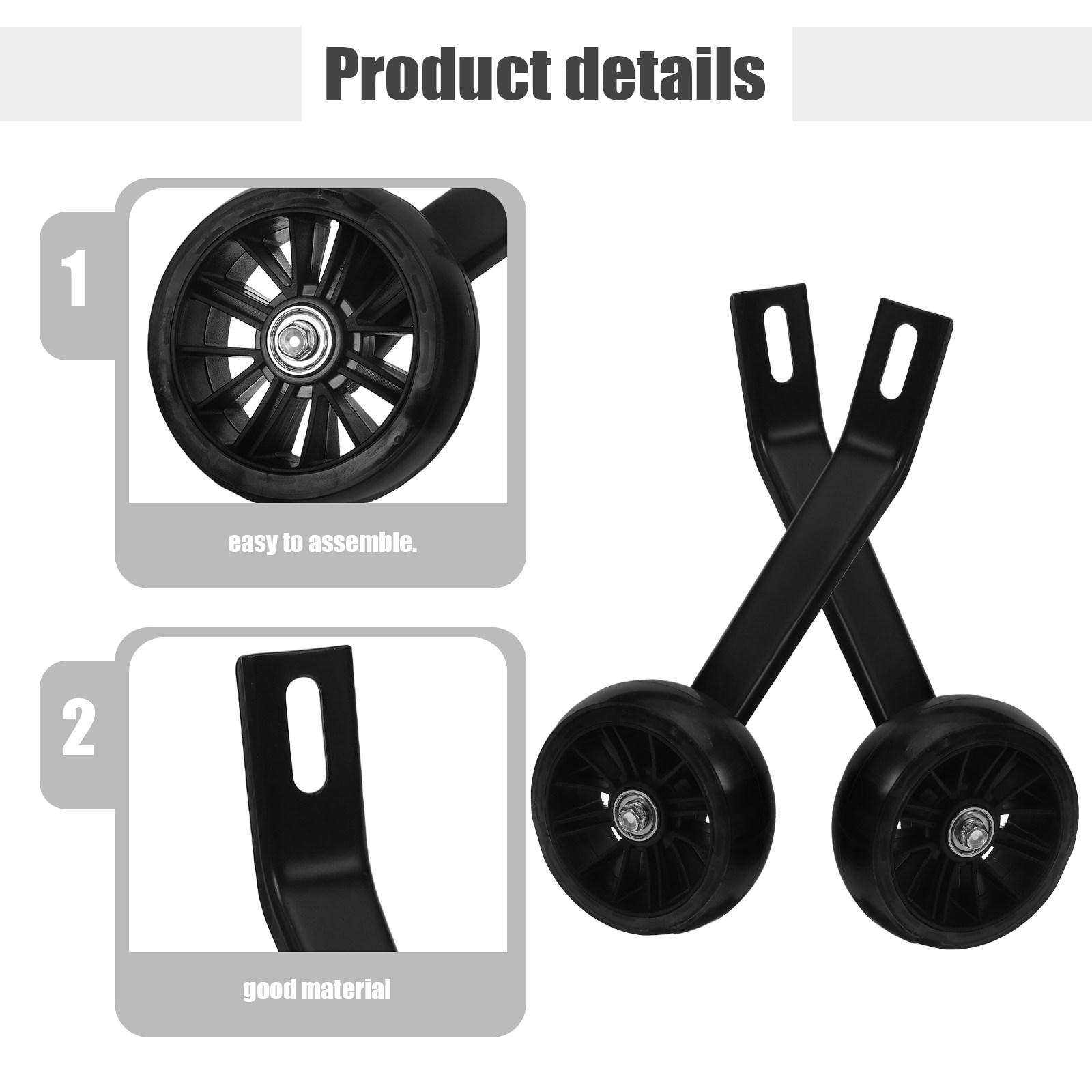 2Pcs Bicycle Training Wheels f – Stabilizer Screw In Bewertung und Preis