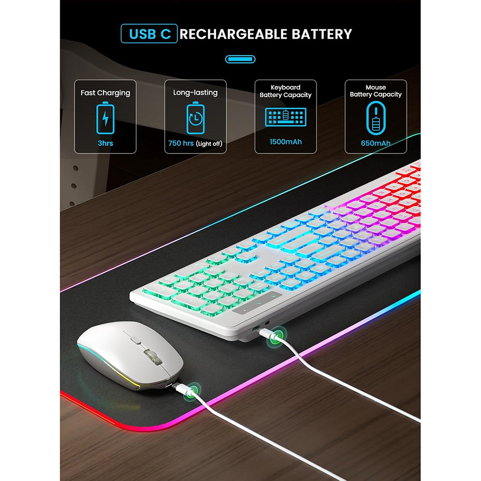 Backlit Wireless Keyboard and  – Gaming Keyboard Ergonomics Bewertung und Preis