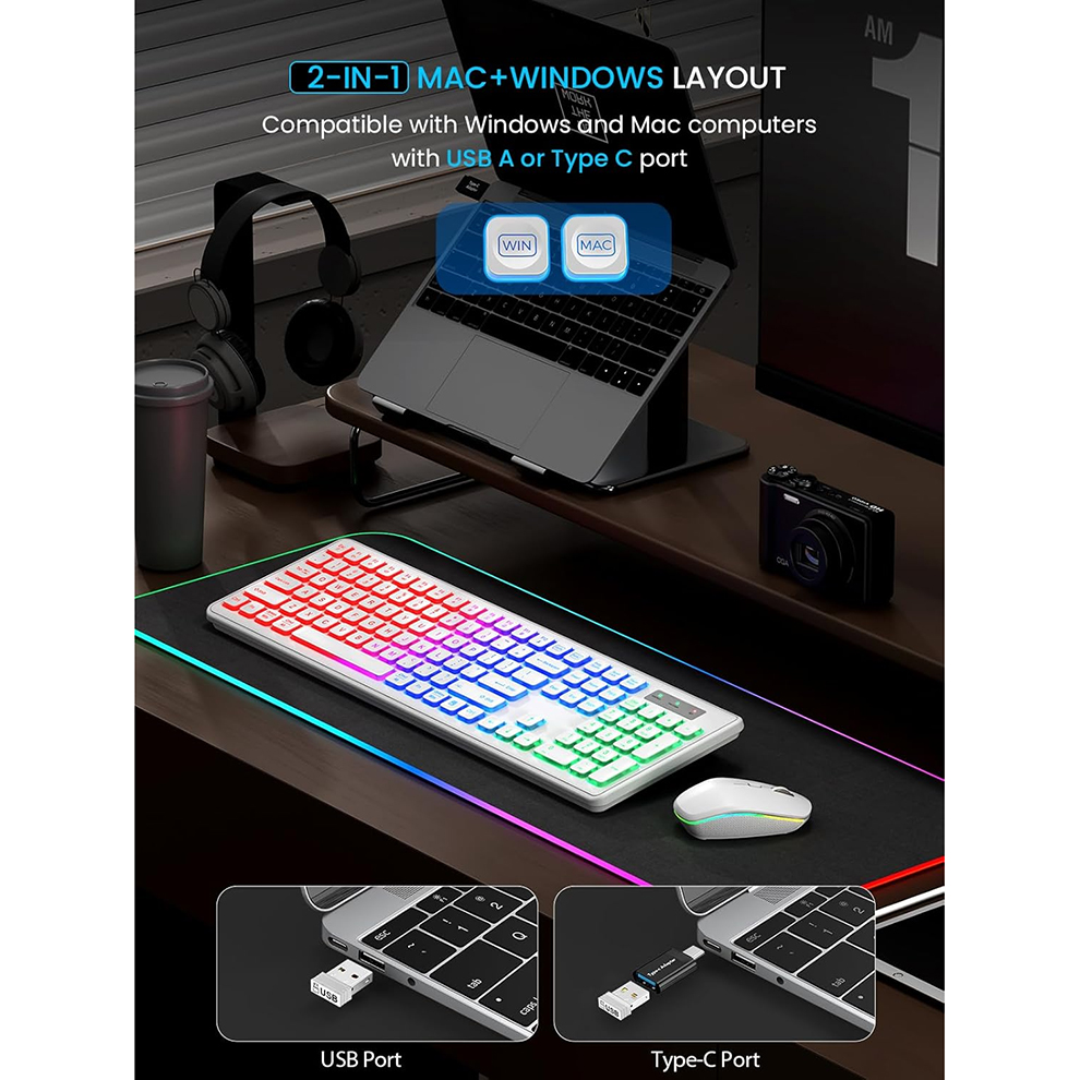 Backlit Wireless Keyboard and  – Gaming Keyboard Ergonomics Bewertung und Preis