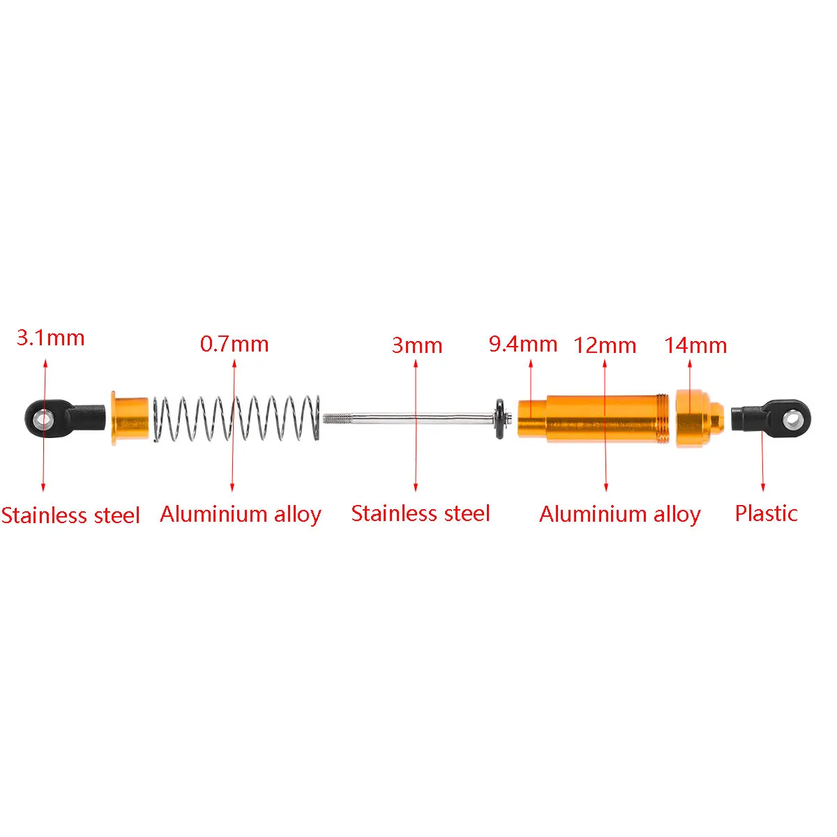 Aluminum Big Bore Shocks 75/85 – Stabilizer Screw In Bewertung und Preis